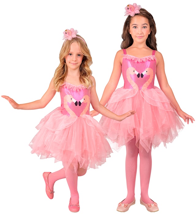 "FLAMENGO" (robe avec tutu, bandeau)