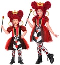 "REINE DES COEURS" (robe, couronne)