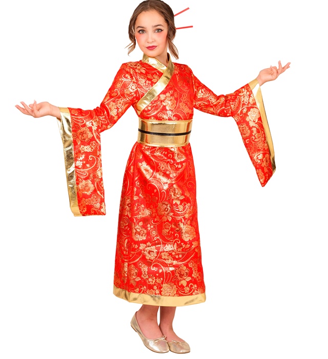 [26906] "KIMONO" (robe, ceinture) (5-7 ans)