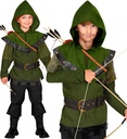 "ROBIN DES BOIS" (manteau à capuche, ceinture )