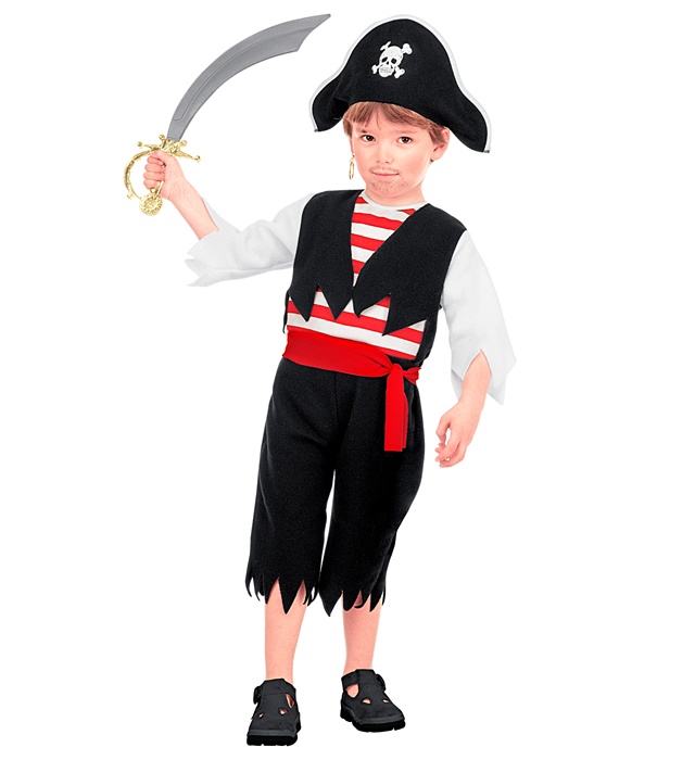 "PIRATE" (costume, ceinture, chapeau)