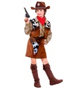 "COWGIRL" (chemise, veste,jupe, ceinture avec étui, surbottes)