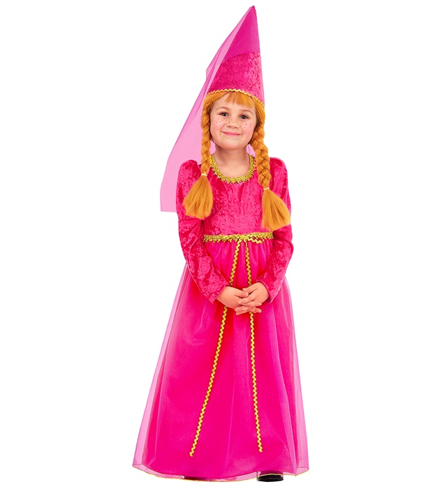 [36989] "SERVANTE" (robe, chapeau avec voile) (3-4 ans)