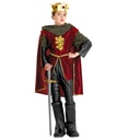 "CAVALIER ROYAL" (casaque, pantalon, surbottes, cape, couronne avec gemmes)