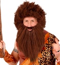 "PERRUQUE ET BARBE HOMME DES CAVERNES" en boite
