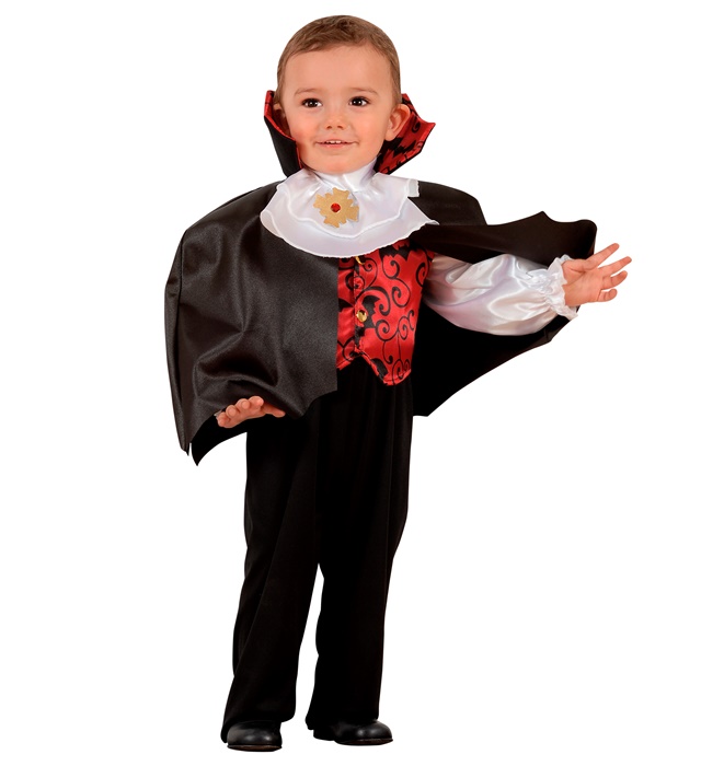 "VAMPIRE" (chemise avec veste, jabot, pantalon, cape avec col)