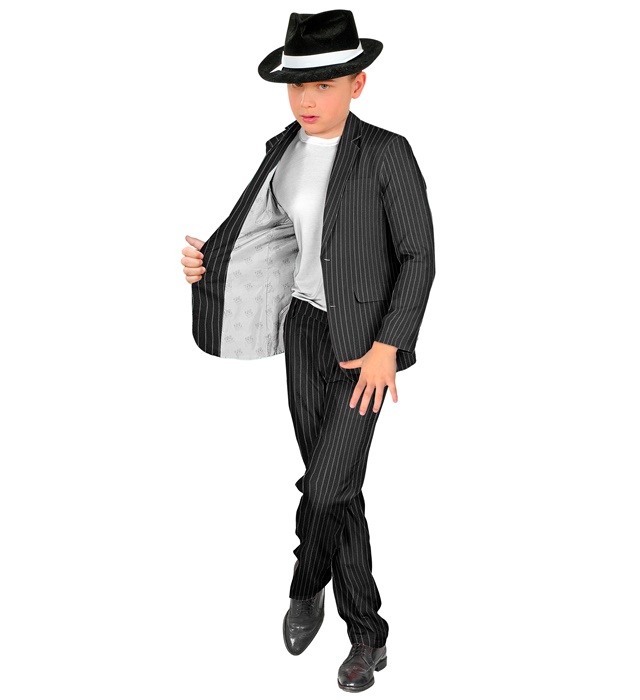 [40236] "COSTUME GANGSTER PARTY FASHION" (veste, pantalon) (5-7 ans)