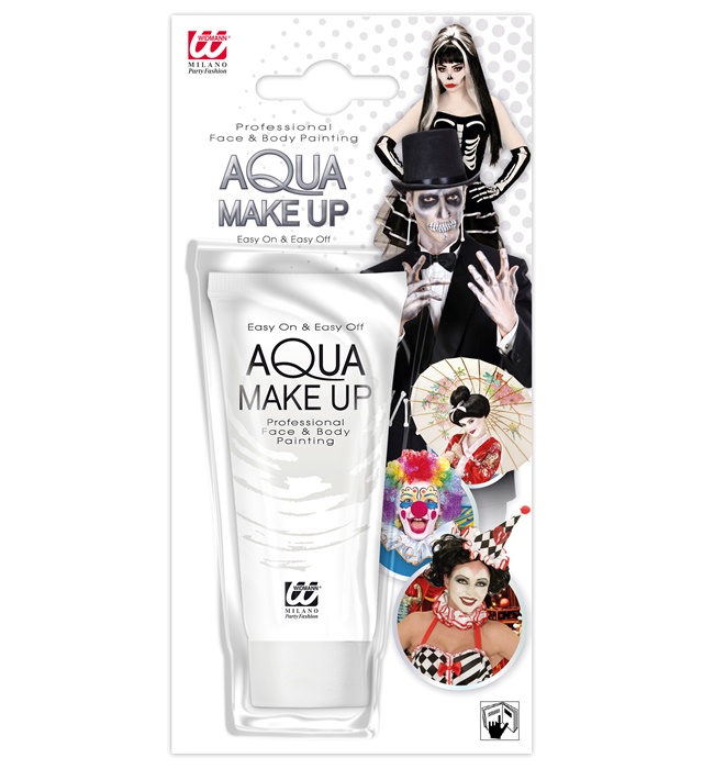 [02382] "MAQUILLAGE A L EAU EN TUBE BLANC" - 30 ml