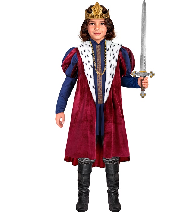 "ROI" (veste, manteau sans manches, collier, couronne)