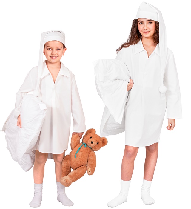 "CHEMISE DE NUIT ET BONNET"