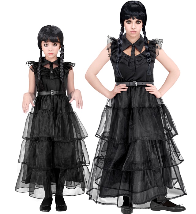 "FILLE SOMBRE" (robe, ceinture)