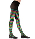 "COLLANTS RAYES MULTICOULEUR"