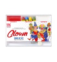 Set de "MAQUILLAGE DE CLOWN" ( 4 crayons de maquillage, maquillage rouge et blanc en applicateur)
