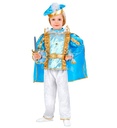 "PRINCE BLEU" (manteau avec cape, pantalon, ceinture, chapeau)