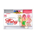 Set de "MAQUILLAGE DE FEE" ( 4 crayons de maquillage, maquillage argent et rose en applicateur)