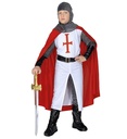 "CROISE" (casaque longue, pantalon, ceinture, bracelets, casque, surbottes, cape)