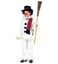 "BONHOMME DE NEIGE" (casaque, pantalon, chapeau, écharpe, nez)