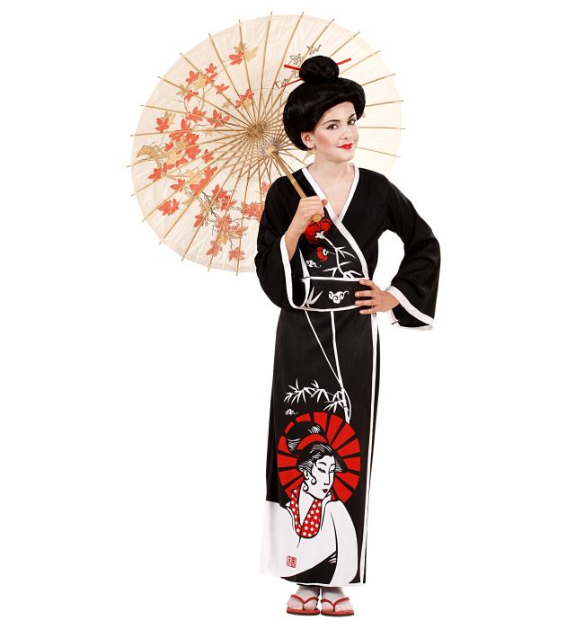[57366] "GEISHA" (kimono, ceinture, peignes) (5-7 ans)