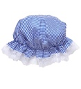 "BONNET RAYE BLANC/BLEU"