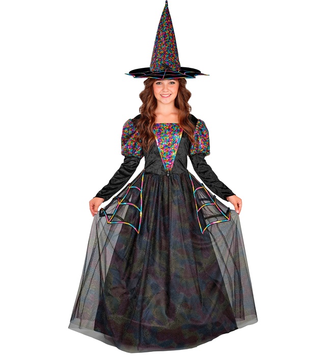 "SORCIERE" (robe avec jupon à cerceau, chapeau)
