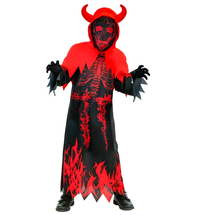 "DIABLE INFERNAL" (tunique, manteau avec capuche)