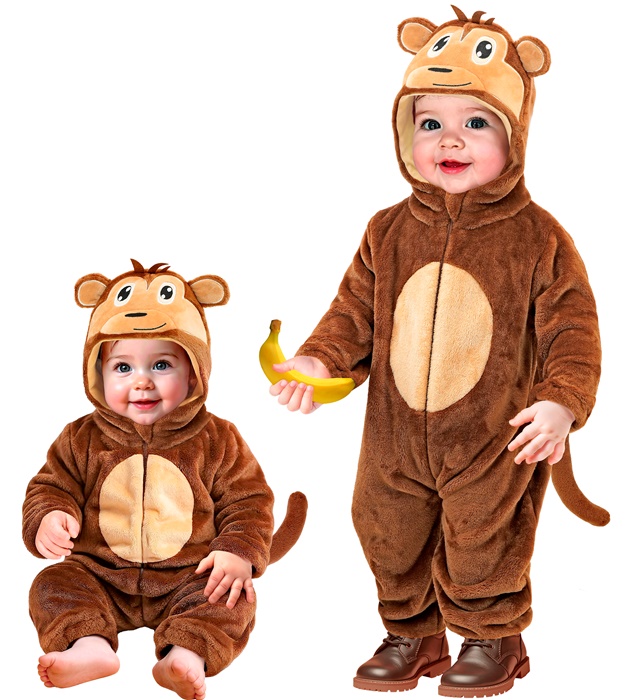 "SINGE EN VELOURS DOUX" (combinaison à capuche)