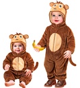 "SINGE EN VELOURS DOUX" (combinaison à capuche)