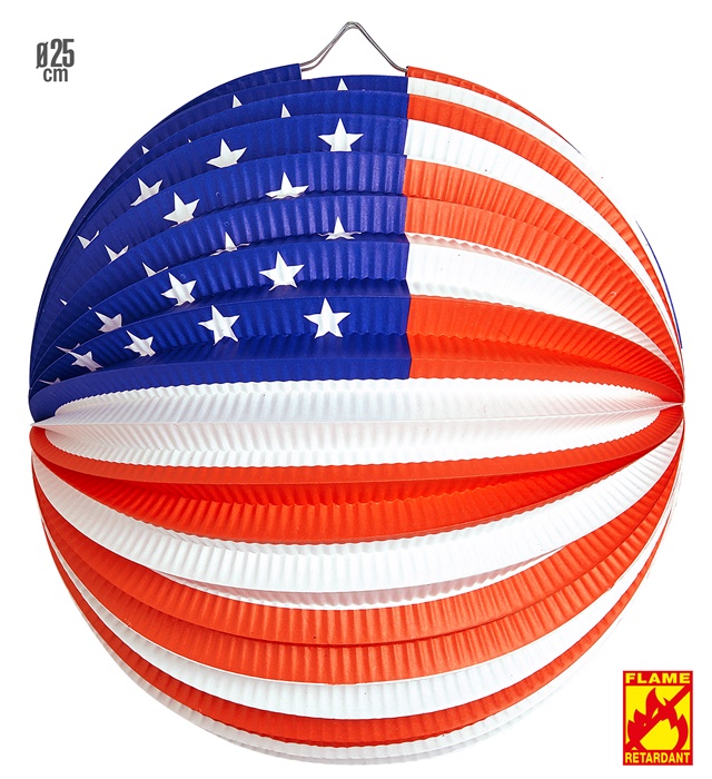 [02509] "GLOBE USA " Ø 25 cm - retardateur de flamme