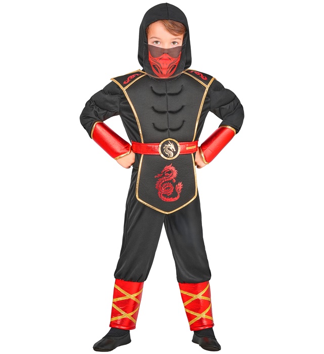 "NINJA" (veste à capuche avec armure, pantalon, masque)