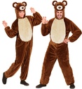 "OURS EN PELUCHE DOUX" (combinaison à capuche avec masque)