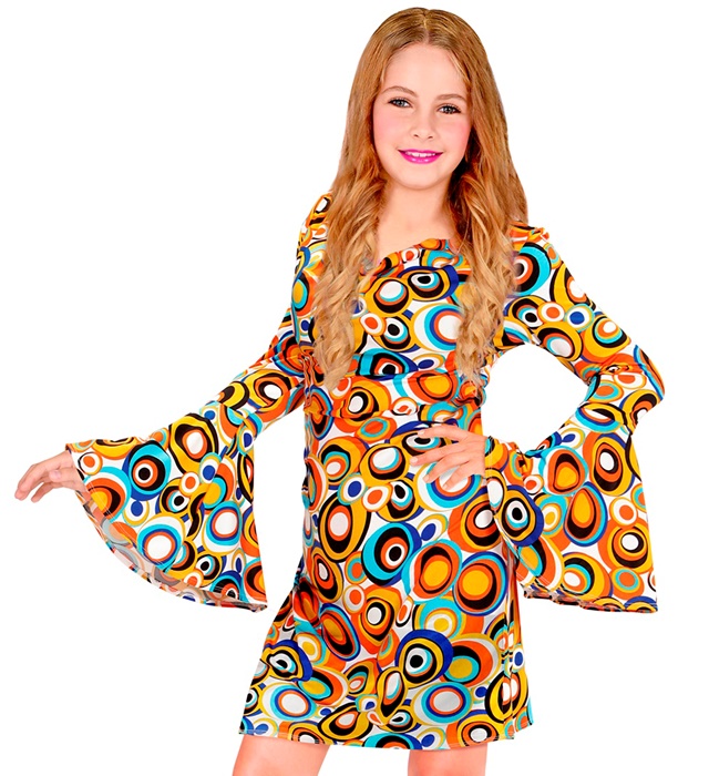[97385] "THE 70s GROOVY STYLE - bubbles" (robe) (4-5 ans)