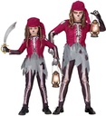 "SQUELETTE PIRATE" (chemise avec corset et jupe, leggings, bandana)