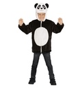 "PANDA EN PELUCHE DOUX" (veste à capuche et masque)