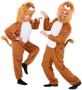 "LION AMUSANT" (combinaison à capuche avec masque)