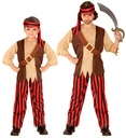 "PIRATE" (chemise avec veston et ceinture, pantalon, bandeau)