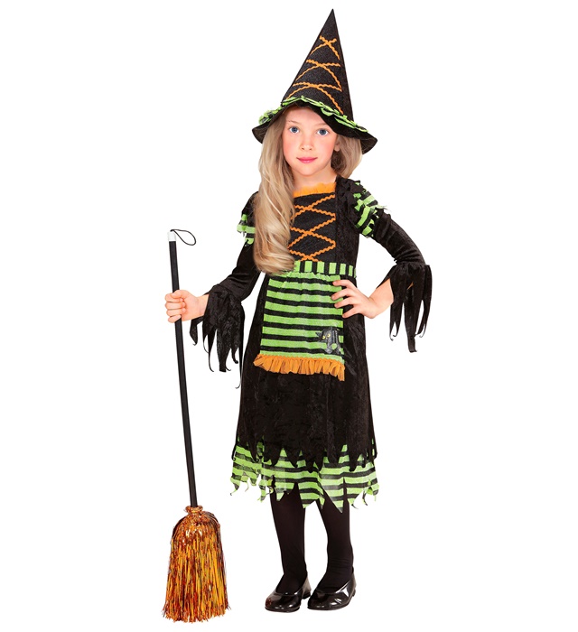 "SORCIERE" (robe, chapeau)