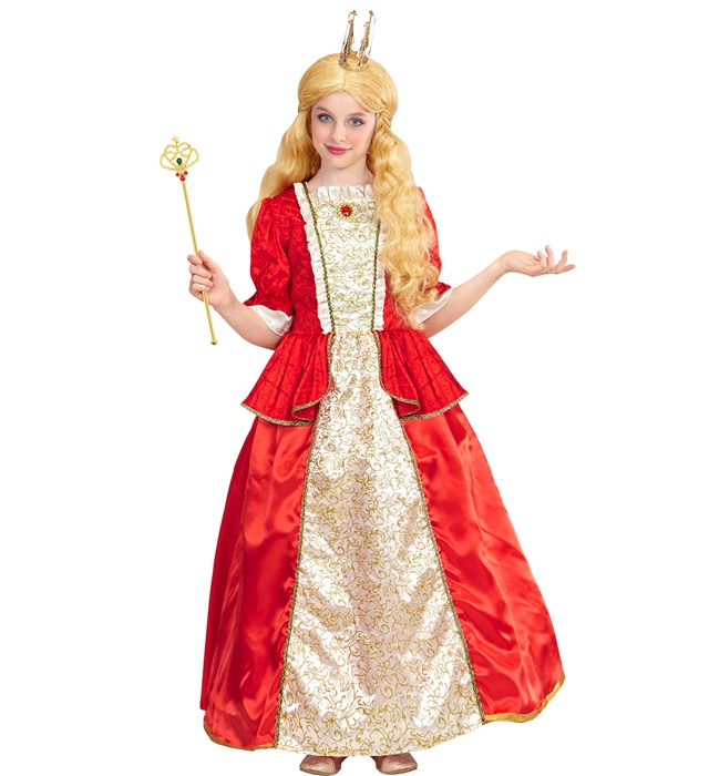 [06165] "REINE ROYALE" (robe avec jupon crinoline) (4-5 ans)