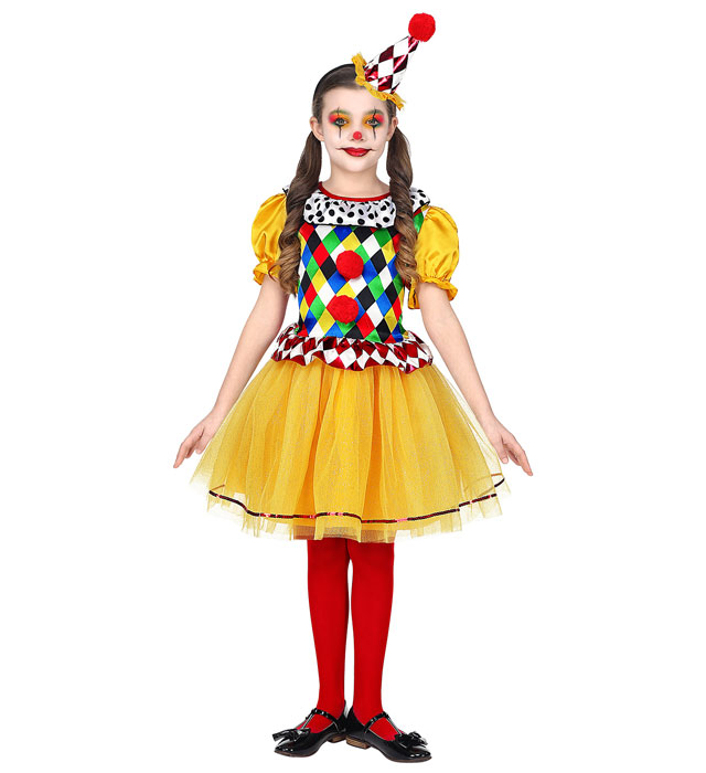 "CLOWN" (robe tutu, mini chapeau)