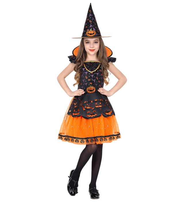 "SORCIERE" (robe, chapeau)