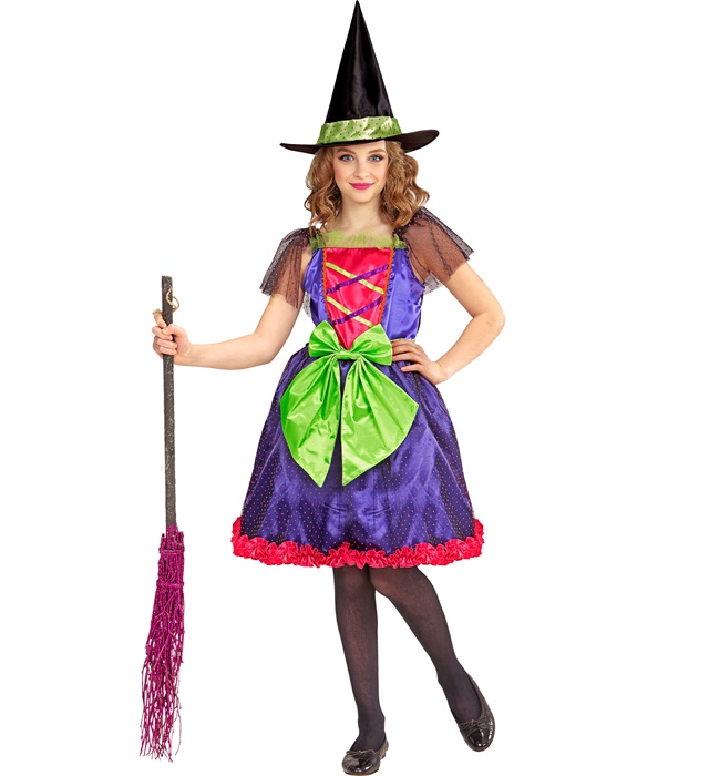 "SORCIERE" (robe, chapeau)