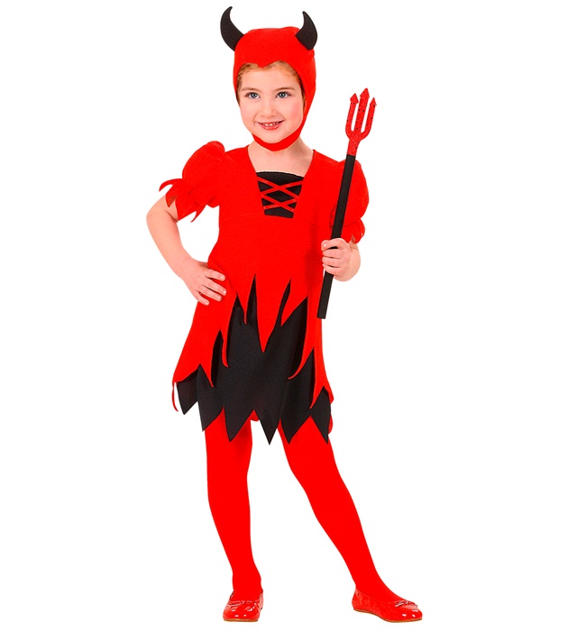 "PETITE DIABLESSE" (robe, coiffe)
