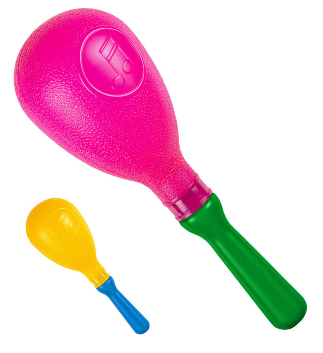 [2318J] "MAXI MARACAS" à la pièce - ass. en différentes coul.