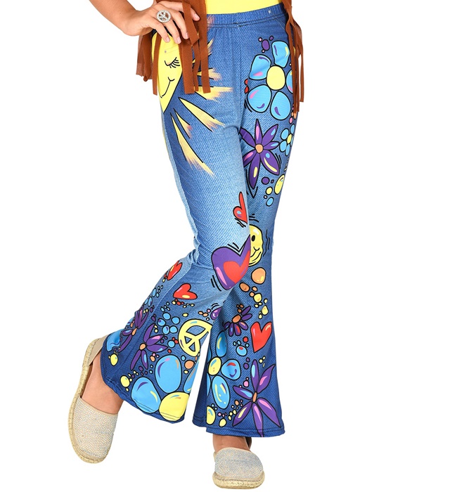 "LEGGINGS ANNEES 70 JEANS HIPPIE"