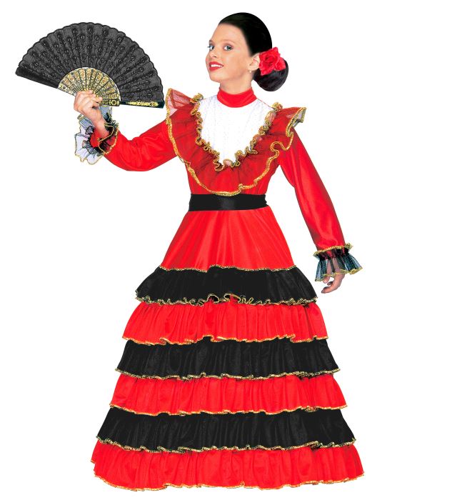 "FEMME DE SEVILLE" (robe avec jupon, ceinture)