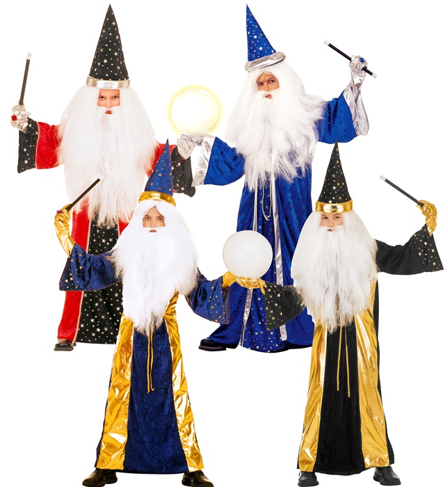 "MAGICIEN" de velours -4 styles (tunique, chapeau)