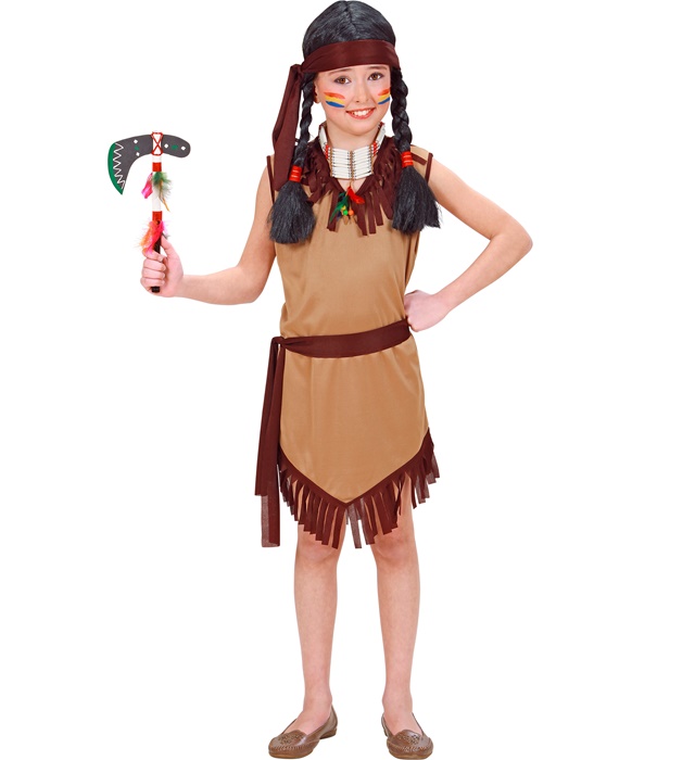 "INDIENNE" (robe, ceinture, bandeau)