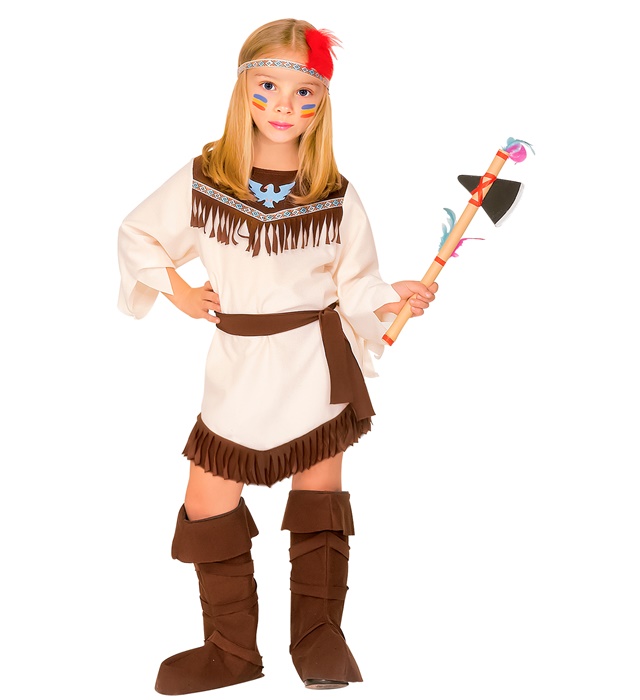 "INDIENNE" (robe, ceinture, bandeau, surbottes)