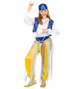 "PRINCESSE ARABE" (chemise, gilet,pantalon avec voiles, ceinture, cagoule)