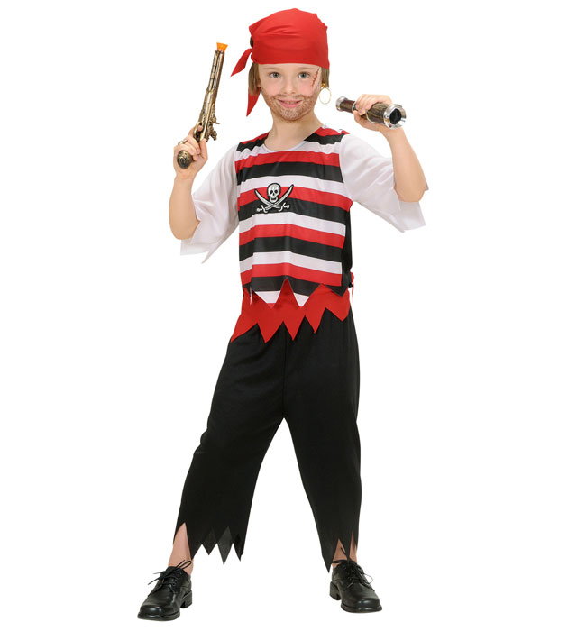 "PIRATE" (chemise, pantalon, ceinture, bandana)