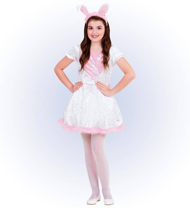 "BUNNY ROSE" (robe avec queue, oreilles)